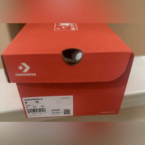 Converse Chuck Taylor All Star 70‎ High Top Sneaker Citron W10 M8 NIB. - Picture 4 of 12